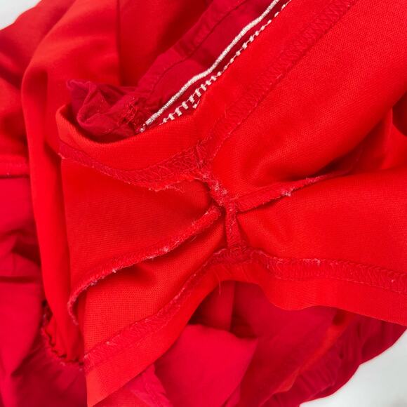 SHE + SKY Jumper Romper Size Large Red Embroidered Tassels Summer Beach Coastal - Picture 14 of 16